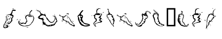Chili Pepper Dingbats