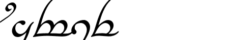 Tengwar Annatar Italic
