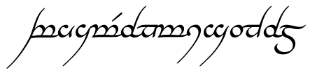 Tengwar Annatar Italic