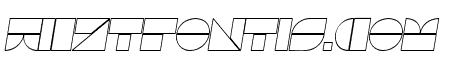 Drebiek Expanded Outline Italic