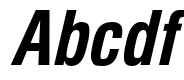 Milford Condensed Bold Italic