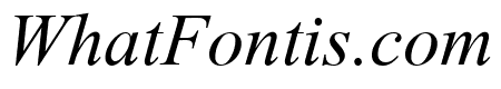 Turn W Italic