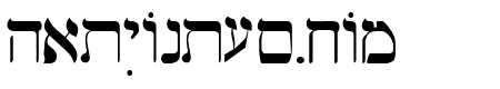 Hebrew Regular