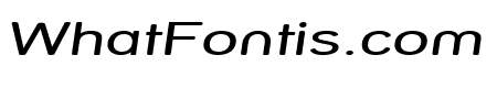 Street Variation - Expanded Italic