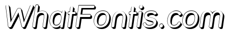 Street Shadow Italic