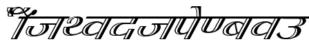 Kruti Dev 070  Italic
