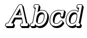 Street Slab - 3D Italic