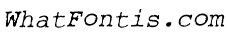 Rough_Typewriter Italic
