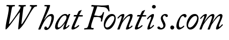 CaslonSSK Italic