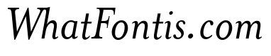 MrsEavesSmartLig-Italic