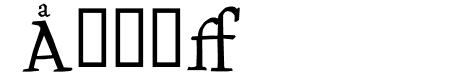 Kantor Ligatures