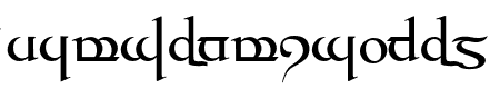 Tengwar Quenya Medium
