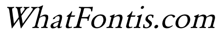 Garamond Italic