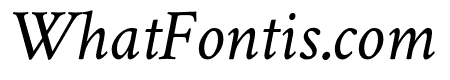 Crimson Text Italic