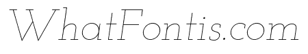 Josefin Slab Thin Italic