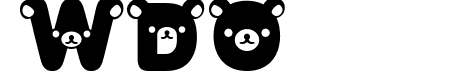 rilakkuma dingbat Bold