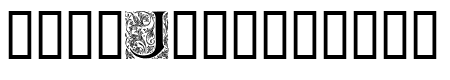 Ornamental Initials J