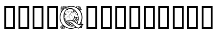 Ornamental Initials Q