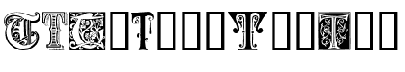 Ornamental Initials T
