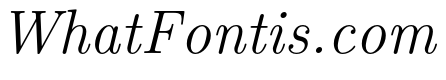 LMRoman12-Italic
