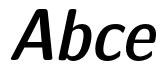 LMSansDemiCond10-Oblique