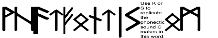 Pauls Real Celtic Rune Font