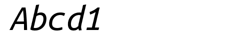 Ubuntu Mono Italic