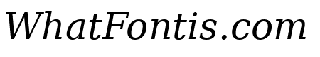 Verajja Serif Italic