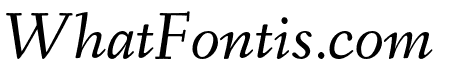 Fanwood Text Italic