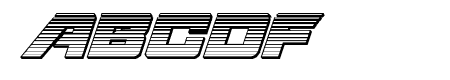 Aircruiser Gradient 3D Italic