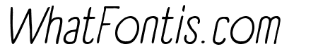 Panforte Condensed Light Italic