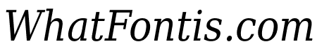 DejaVu Serif Condensed Italic