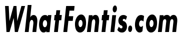 SansSerifBldFLFCond-Italic