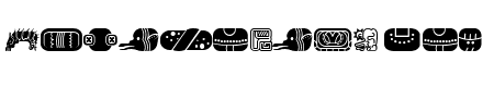 mayan glyphs fill Regular