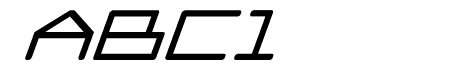 Player 1 Up Black Italic