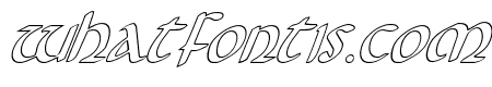 Foucault Outline Italic