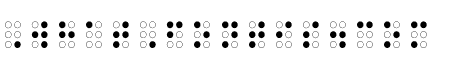 Braille Outline