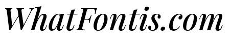 Playfair Display SemiBold Italic