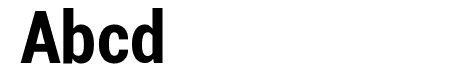Roboto Bold Condensed
