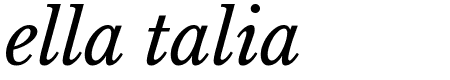 Libre Baskerville Italic