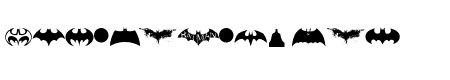 Batman Evolution Logo Font