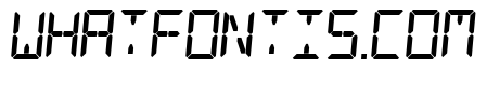 Digital Counter 7 Italic