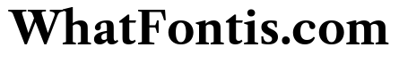 Libre Caslon Text Bold