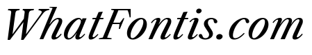 Libre Caslon Text Italic
