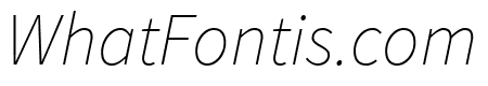Source Sans Pro ExtraLight Italic