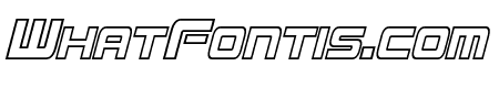 Mission GT-R Hollow Condensed Italic