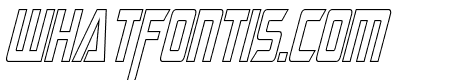 Megatron Condensed Hollow Italic