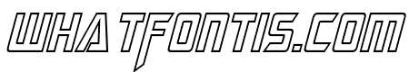 Megatron Hollow Condensed Italic