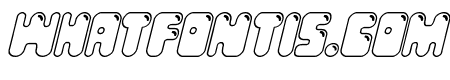 Bubble Butt Outline Italic