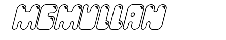 Bubble Butt Outline Italic